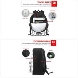 doginthehole Durable Waterproof School Backpack and Lunch Ba
